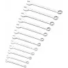 STANLEY ST-STMT82843-0 12-teiliger Kombinationsschlüsselsatz 8-19 mm, Chrom-Vanadium-Stahl, hochglanzpoliert, OGV 12-Punkt-Ringende