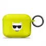 Karl Lagerfeld KLA3UCHFY AirPods 3 Hülle Gelb Choupette