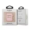 GUESS GUA2SSSI AirPods 1/2 Hülle Pink Silikon Vintage Script