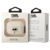 Karl Lagerfeld AirPods Pro Hülle Transparent mit Karl-Kopf-Silhouette