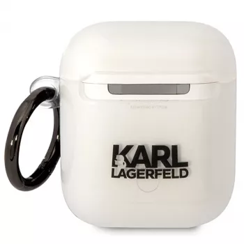 Karl Lagerfeld KLA2HNCHTCT AirPods 1/2 Hülle Transparent Ikonik Choupette