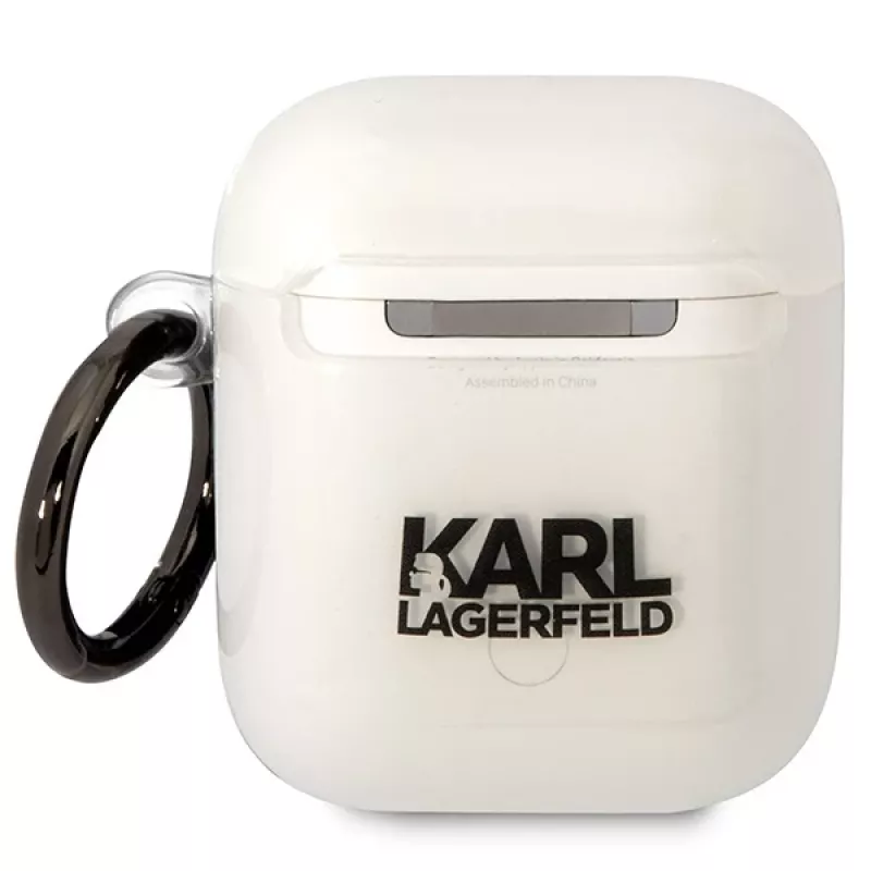 Karl Lagerfeld KLA2HNCHTCT AirPods 1/2 Hülle Transparent Ikonik Choupette