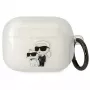 Karl Lagerfeld KLAPHNKCTGT AirPods Pro Hülle Transparent Glitter Karl & Choupette