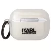 Karl Lagerfeld KLAPHNKCTGT AirPods Pro Hülle Transparent Glitter Karl & Choupette
