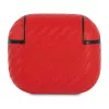 Ferrari FESA3CARE On Track AirPods 3 Hülle Rot PU Carbon