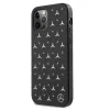 Mercedes-Benz iPhone 12 Pro Max Hardcase Silbernes Sterne-Muster Schwarz