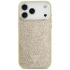 GUESS Glitter Triangle Logo MagSafe-Hülle für iPhone 17 Pro Max - Gold
