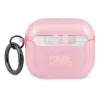 Karl Lagerfeld KLA3UKHGP Glitter Karl's Head AirPods 3 Hülle - Pink