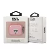 Karl Lagerfeld KLA3UKHGP Glitter Karl's Head AirPods 3 Hülle - Pink