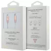 GUESS GUCCLALRGDP USB-C auf USB-C Schnellladekabel 1,5 m Pink mit geprägtem Logo