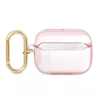 GUESS AirPods Pro Hülle mit Trageriemen Pink Strap Collection