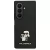 Karl Lagerfeld Saffiano Karl & Choupette Pin Case für Samsung Galaxy Z Fold7 – Schwarz