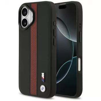 BMW M Perforated Stripe Logo MagSafe Hülle für iPhone 17 - Rot