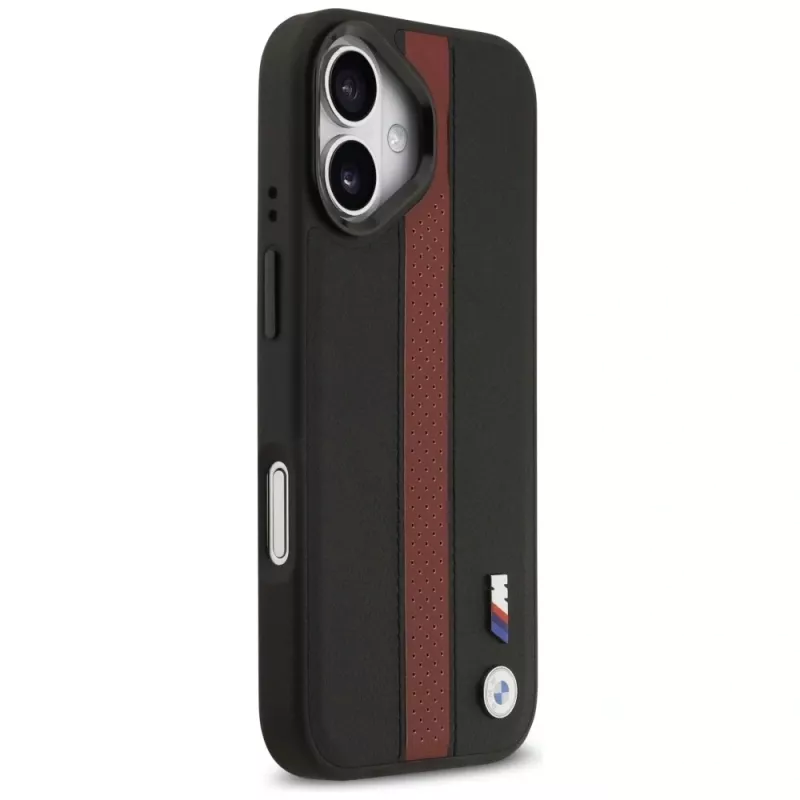 BMW M Perforated Stripe Logo MagSafe Hülle für iPhone 17 - Rot