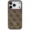GUESS 4G Small Classic Logo MagSafe Hülle für iPhone 18 Pro / 17 Pro – Braun