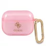 Guess GUAPUCG4GP AirPods Pro Hülle Pink Glitter Kollektion