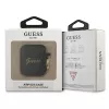 Guess GUA2SSSK AirPods 1/2 Hülle Schwarz Silikon Vintage Script
