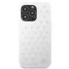 Mercedes-Benz iPhone 13 Pro Max Hardcase Silbernes Sterne-Muster Weiß