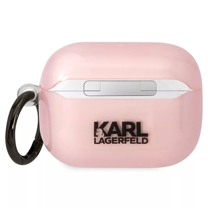 Karl Lagerfeld KLAPHNCHTCP AirPods Pro Hülle Pink Ikonik Choupette