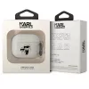Karl Lagerfeld KLA3HNKCTGT AirPods 3 Hülle Transparent Glitter Karl & Choupette