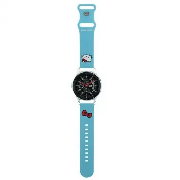 Hello Kitty Universal Silikon Uhrenarmband Kitty Head Blau 22mm
