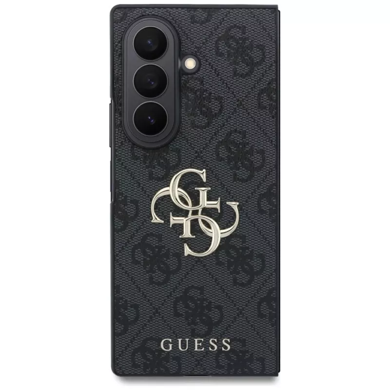 GUESS Big 4G Logo Hülle für Samsung Galaxy Z Fold 8 Ultra - Schwarz