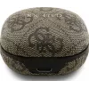 Guess 4G Classic Metal Logo True Wireless Ohrhörer mit ENC und Ladecase (Braun)