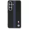 BMW Perforated Stripe Logo MagSafe Hülle für Samsung Galaxy S26 - Blau