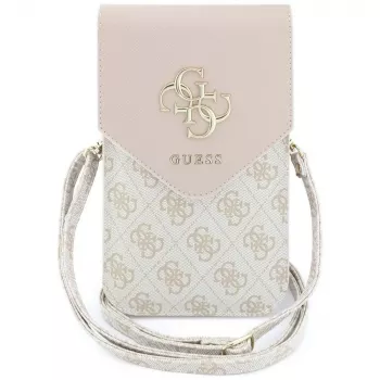 Guess Graines 4G & Classic Logos Handytasche Pink