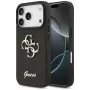 GUESS Fixed Glitter Big 4G Hülle für iPhone 18 Pro / 17 Pro - Schwarz