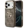 GUESS 4G Big Classic Logo Hülle für iPhone 17 Pro / 18 Pro - Braun & Gold