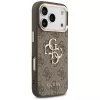 GUESS 4G Big Classic Logo Hülle für iPhone 17 Pro / 18 Pro - Braun & Gold