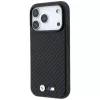 BMW M Carbon Metal Logo MagSafe Hülle für iPhone 18 Pro / 17 Pro – Schwarz