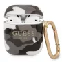 Guess GUA2UCAMG AirPods 1/2 Hülle Schwarz Camo Kollektion