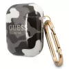 Guess GUA2UCAMG AirPods 1/2 Hülle Schwarz Camo Kollektion