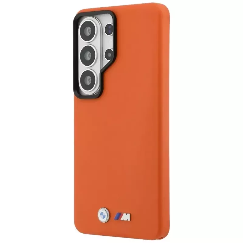 BMW M Metal Logo MagSafe Hülle für Samsung Galaxy S26 Ultra - Orange