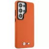 BMW M Metal Logo MagSafe Hülle für Samsung Galaxy S26 Ultra - Orange