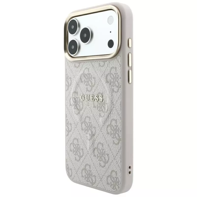 GUESS Embossed 4G Classic MagSafe-Hülle für iPhone 17 Pro Max / 18 Pro Max - Pink