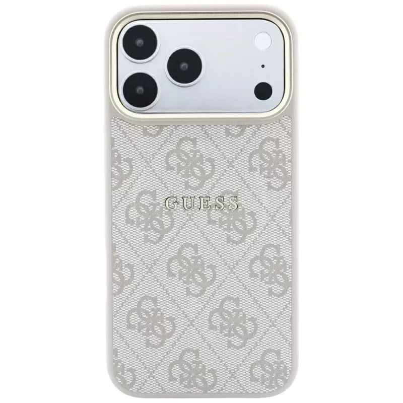 GUESS Embossed 4G Classic MagSafe-Hülle für iPhone 17 Pro Max / 18 Pro Max - Pink