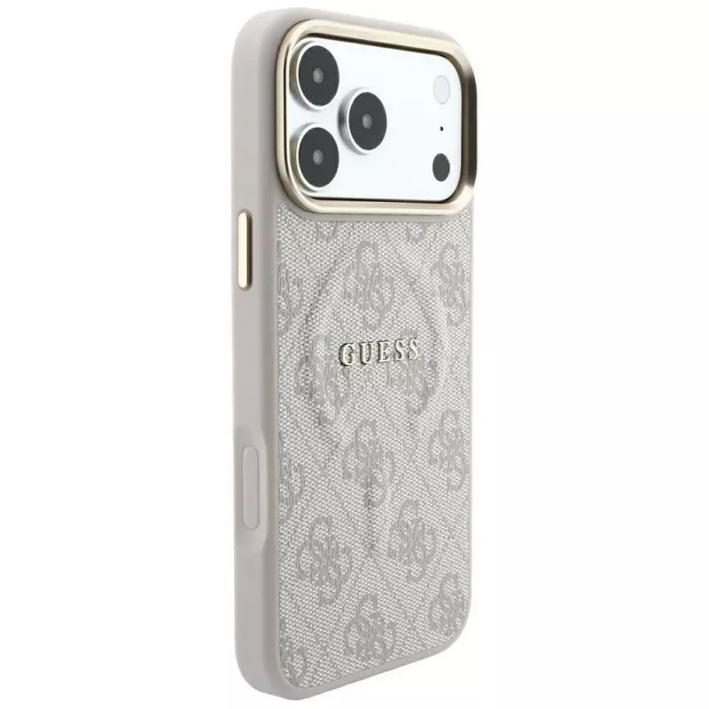 GUESS Embossed 4G Classic MagSafe-Hülle für iPhone 17 Pro Max / 18 Pro Max - Pink
