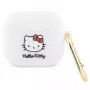 Hello Kitty HKA33DKHSH AirPods 3 Hülle Weiß Silikon 3D Kitty Kopf