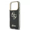 GUESS IML 4G Script Metal Case für iPhone 18 Pro Max / 17 Pro Max - Schwarz