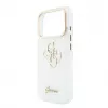 GUESS IML 4G Script Metal MagSafe-Hülle für iPhone 18 Pro / 17 Pro, Weiß