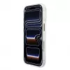 GUESS IML 4G Script Metal MagSafe-Hülle für iPhone 18 Pro / 17 Pro, Weiß