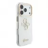 GUESS IML 4G Script Metal MagSafe-Hülle für iPhone 18 Pro / 17 Pro, Weiß