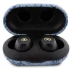 GUESS GUTWSP4EGB True Wireless Bluetooth Ohrhörer mit Lade-Dock, ENC, Blau Metall