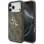 GUESS 4G Big Logo Rückseitenhülle für Apple iPhone 17 Pro / 18 Pro - Braun
