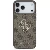 GUESS 4G Big Logo Rückseitenhülle für Apple iPhone 17 Pro / 18 Pro - Braun