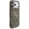 GUESS 4G Big Logo Rückseitenhülle für Apple iPhone 17 Pro / 18 Pro - Braun