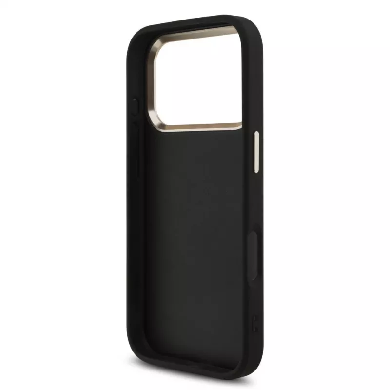 GUESS 4G Big Classic Logo Hülle für iPhone 18 Pro Max / 17 Pro Max - Schwarz & Gold